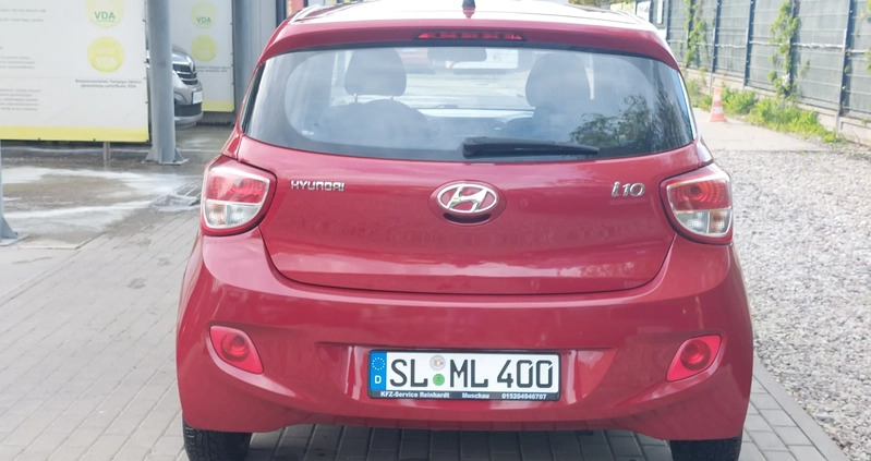 Hyundai i10 cena 28999 przebieg: 128000, rok produkcji 2016 z Augustów małe 154